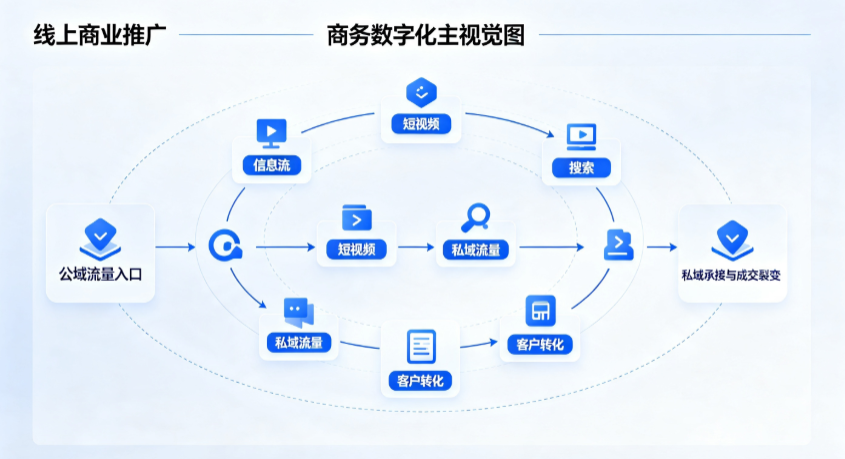陆丰市线上商业推广怎么做？全域流量闭环搭建与低成本转化实战指南